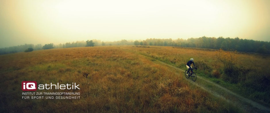 Radfahren in der Saisonpause im Herbst