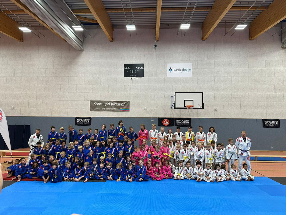 Unsere aktiven Kids Gracie Barra Alsterdorf, im September 2023