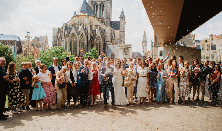 Elopement Gent fotograaf Bruiloft Muide Dok Noord