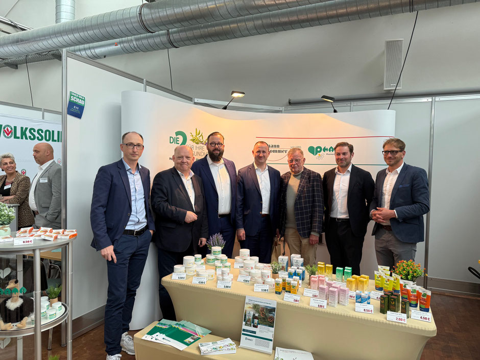 Saale-Orla-Schau Pößneck 2025, v.l.n.r.: Ronald Ring, Michael Modde, Robert Ninnemann, Christian Herrgott, Ernst-Josef Strätling, Christopher Ligwe