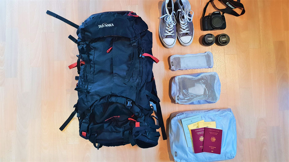 Packliste für eine Weltreise