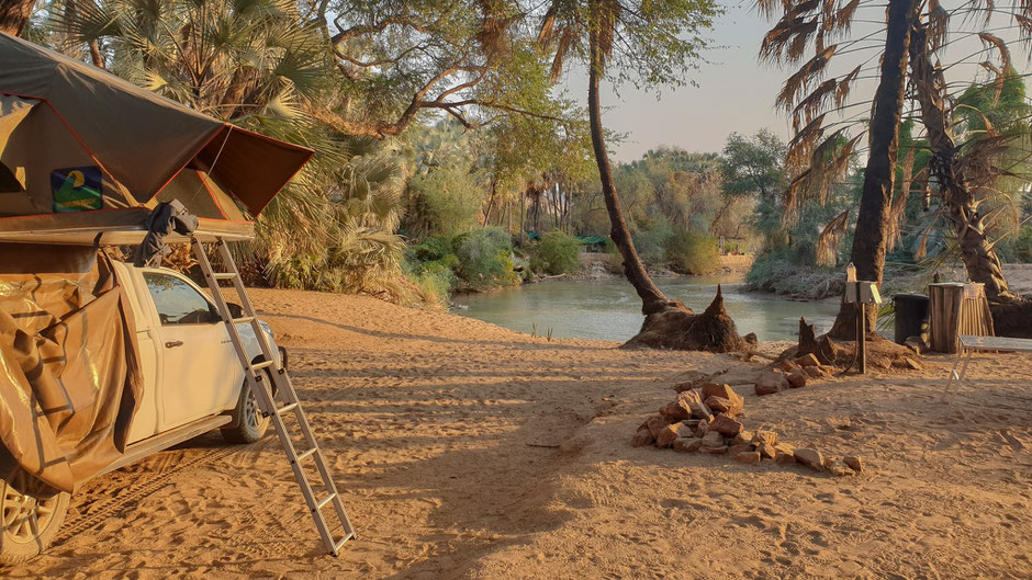 Campsites in Namibia