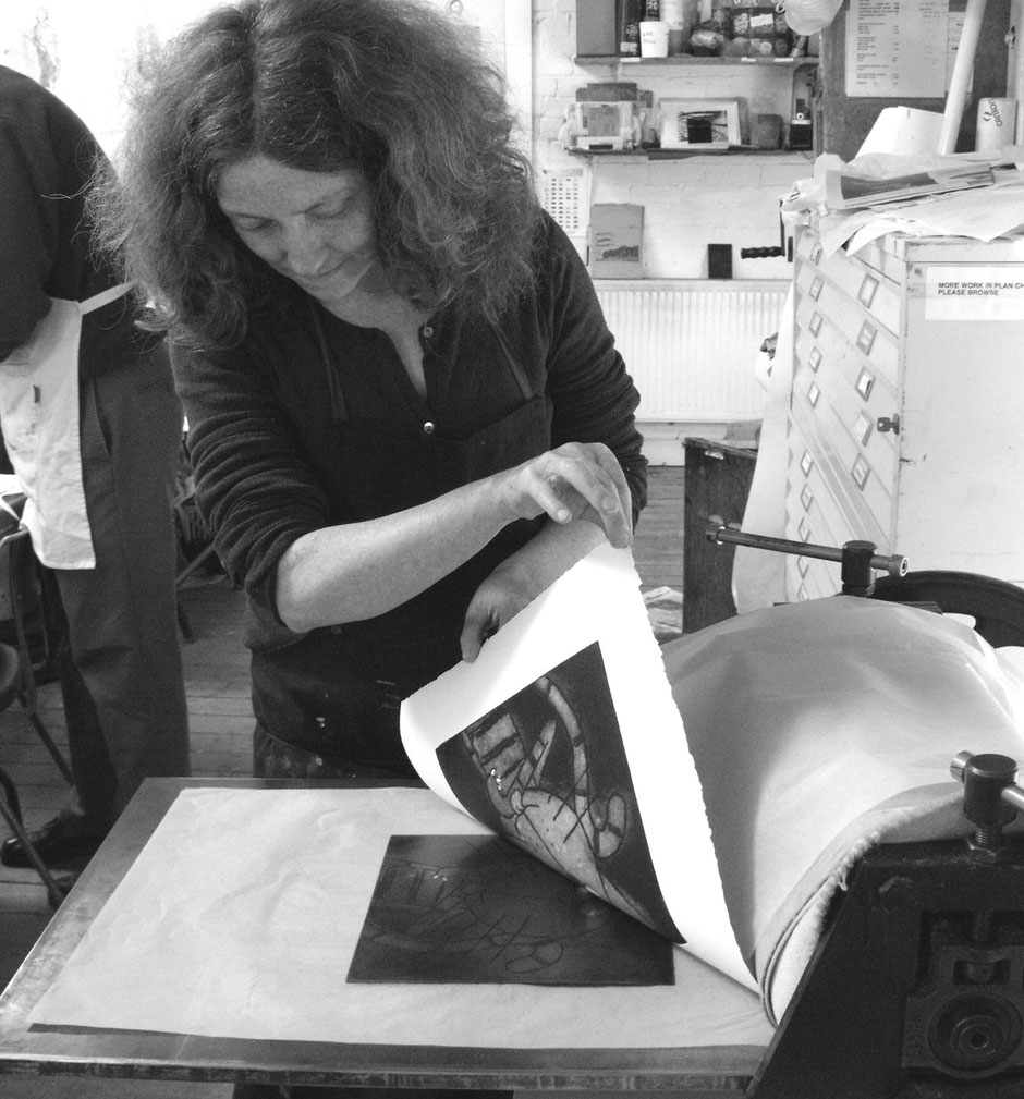 original animal etching print