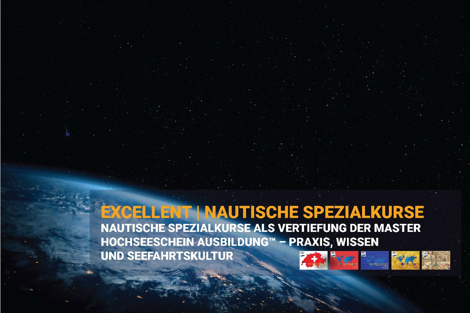 Blick auf die Erde aus dem All – Symbol für Weitblick und Navigation. HOZ EXCELLENT Spezialkurse: Vertiefung der MASTER HOCHSEESCHEIN AUSBILDUNG™ mit Praxis, Wissen und Seefahrtskultur.