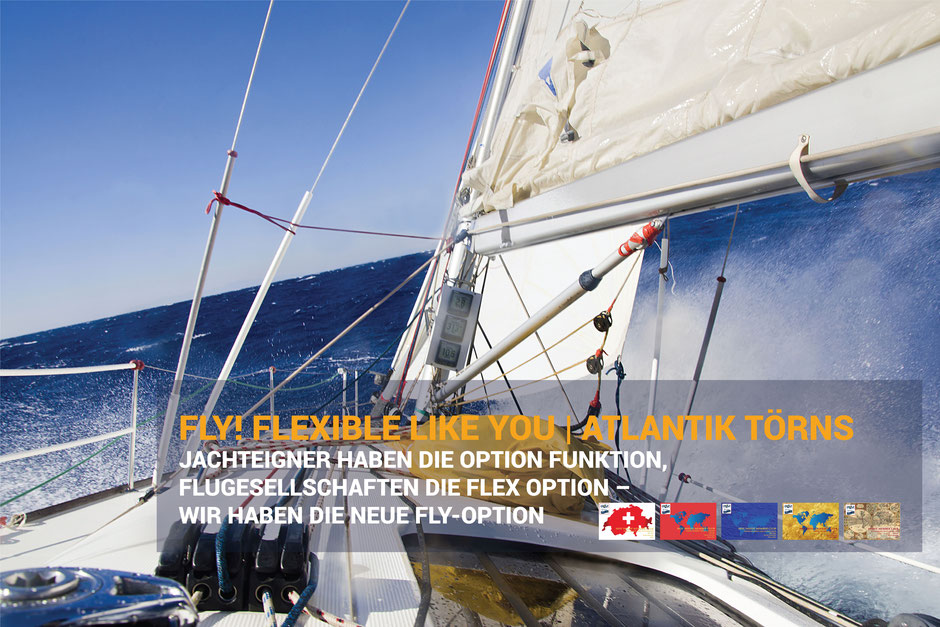 FLY! Flexible like you | Atlantik Törns – Segelyacht im Atlantik unter vollen Segeln, HOZ Hochseezentrum