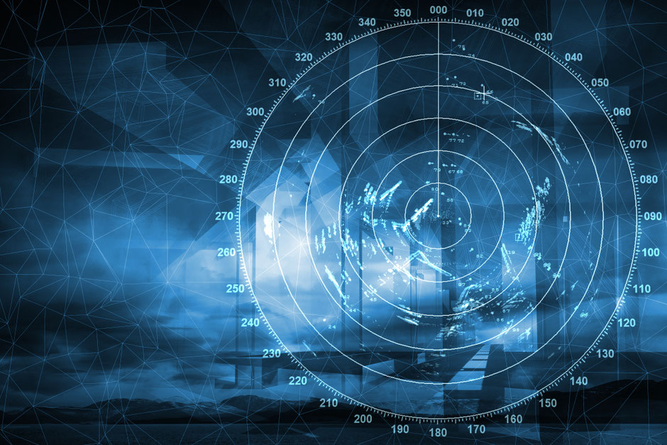 Radar in Blau - Headbild des Philosophie an Bord Kurses
