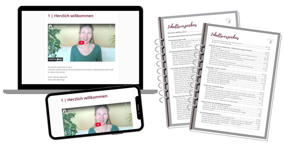 Einblicke in den Kurs "Migräne adé & Hochsensible Gesundheit"
