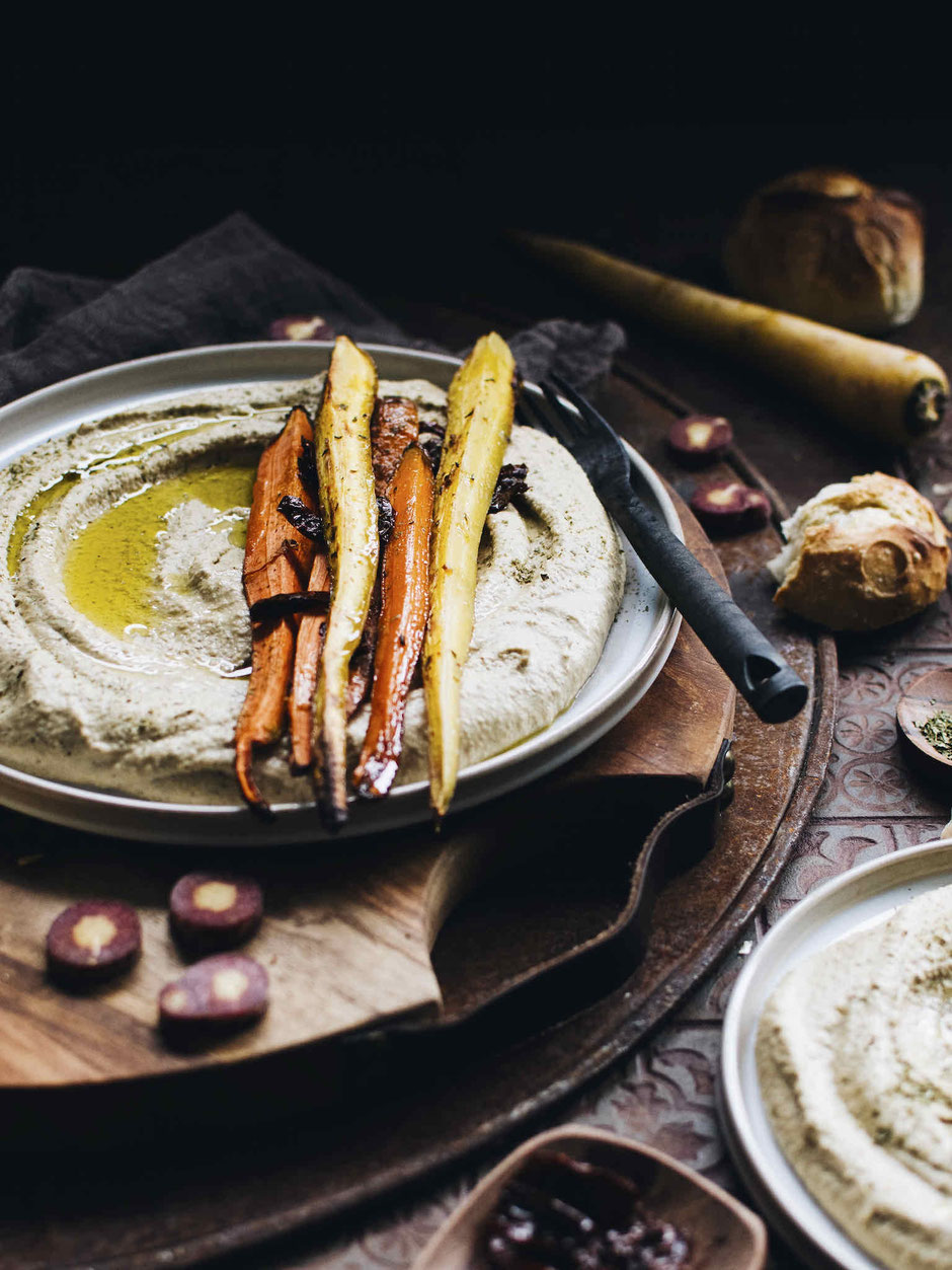 Hummus & Ofenmöhren