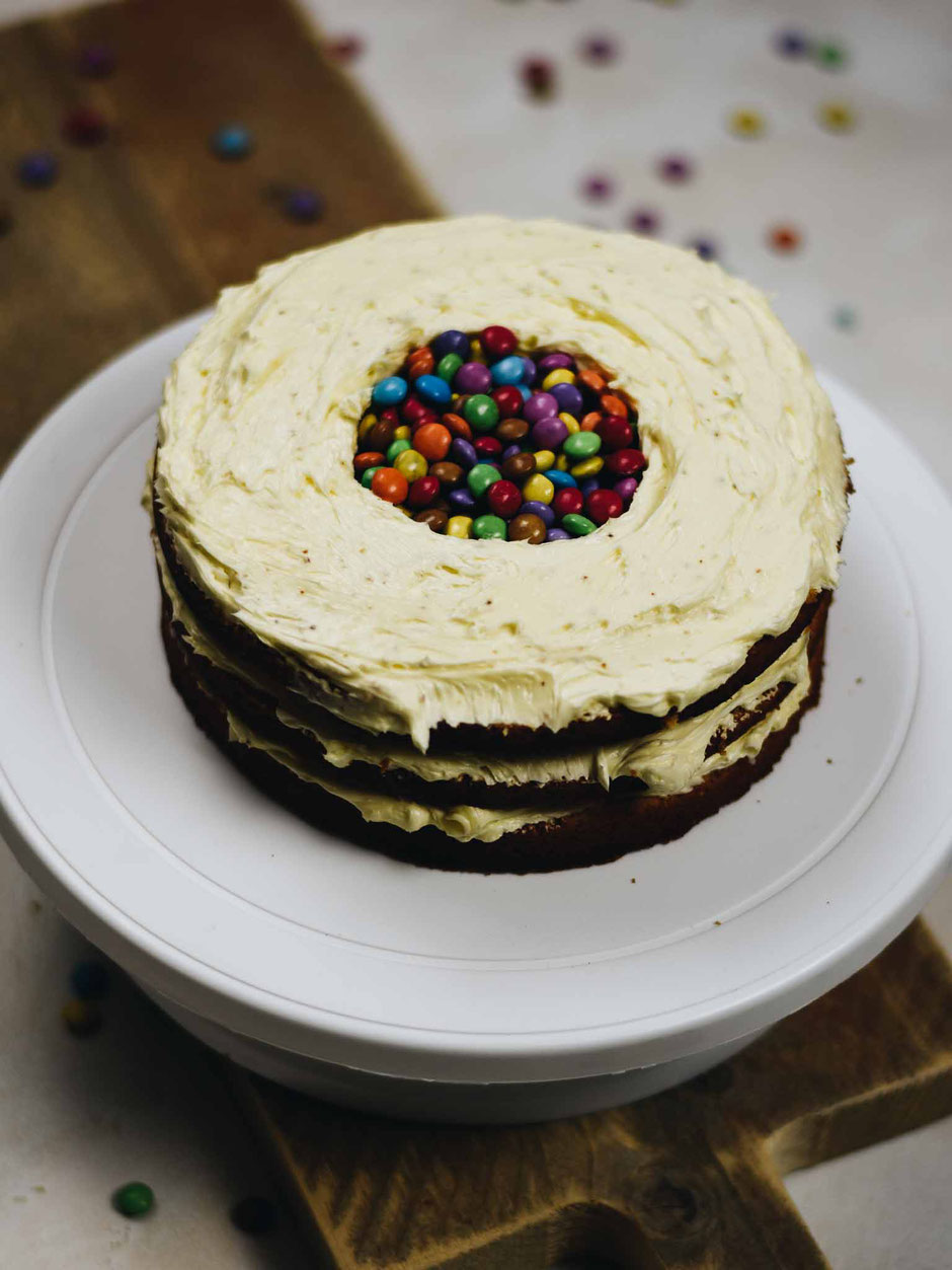 SURPRISE-CAKE FÜR DEN UNRUHESTAND