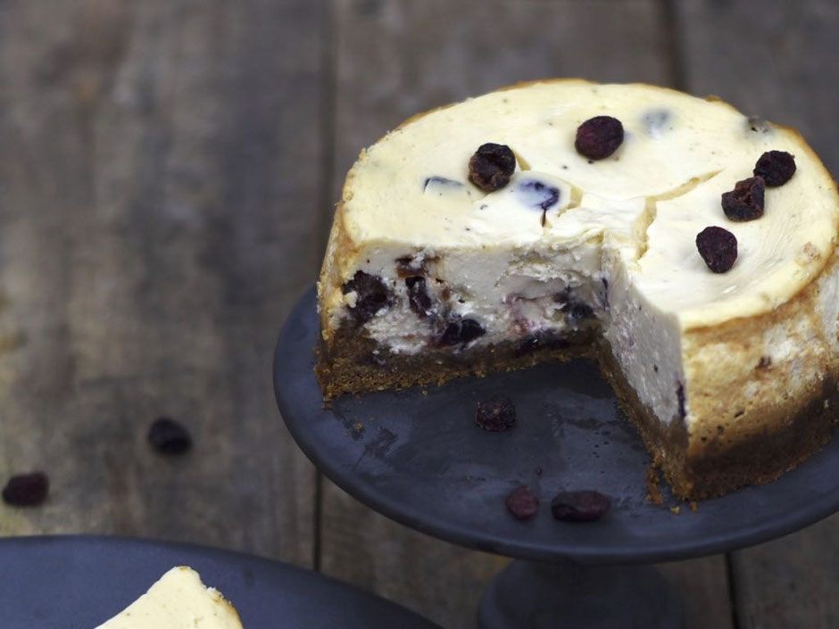 Cheesecake mit Cranbeery
