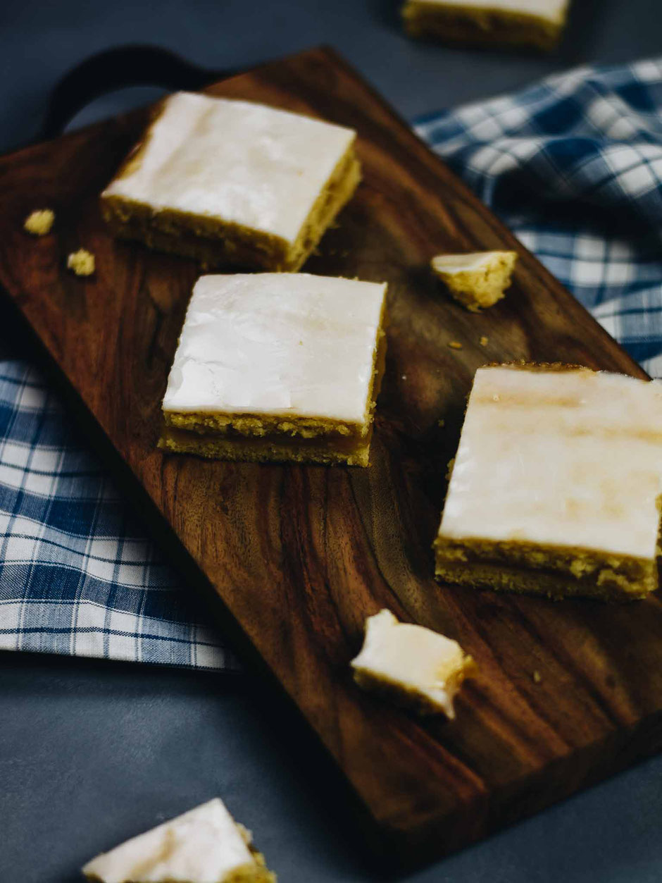 Apfelmuskuchen Mit Selbstgemachtem Apfelmus Sanddorn Seegras