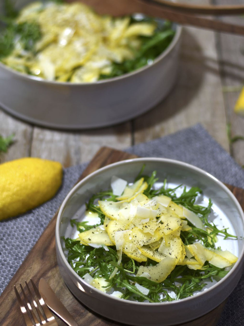 SALAT VON ZEDRATZITRONEN MIT RUCCOLA