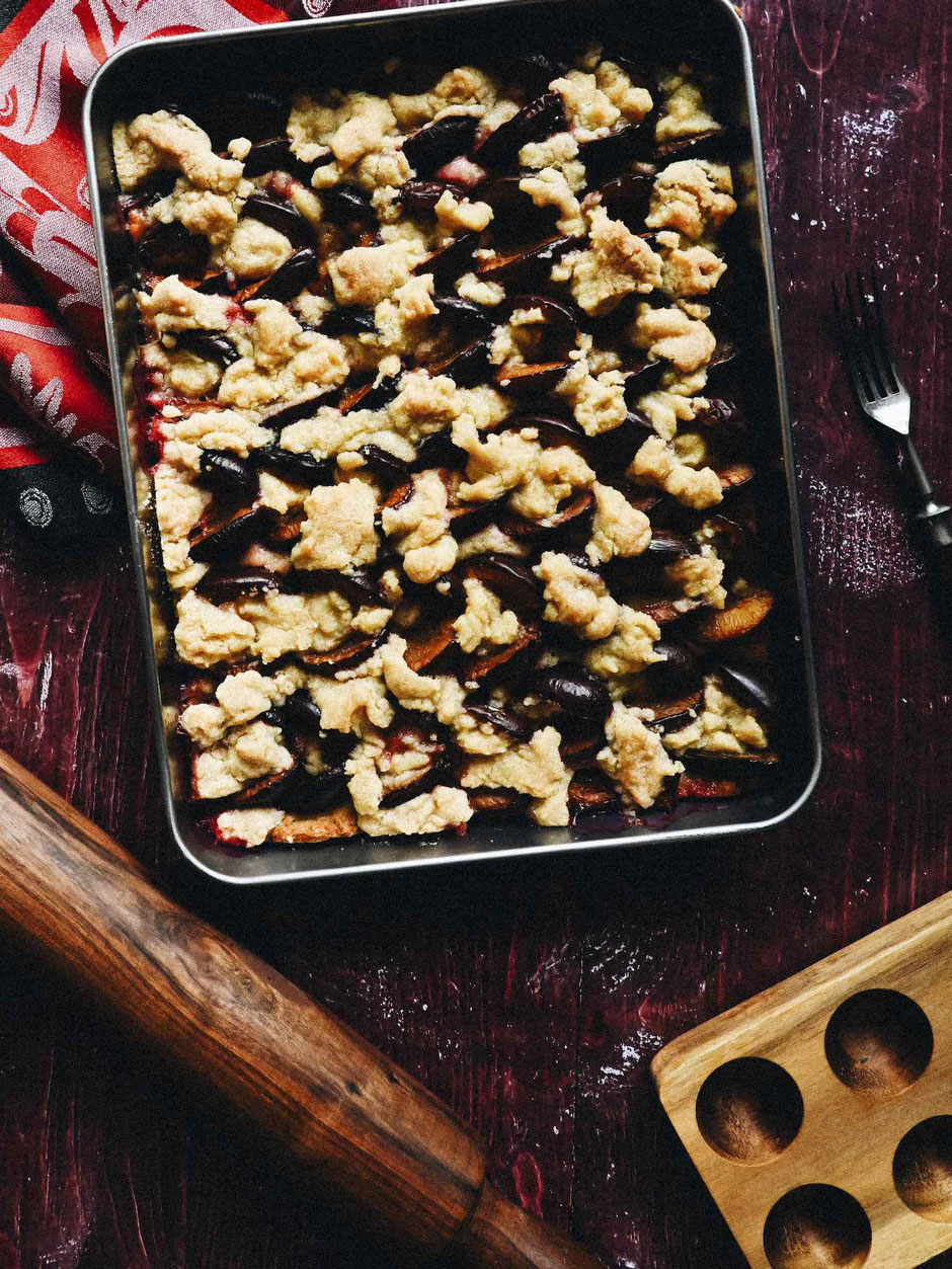 WELTBESTER PFLAUMEN-KUCHEN MIT QUARK-ÖL-TEIG & STREUSELN