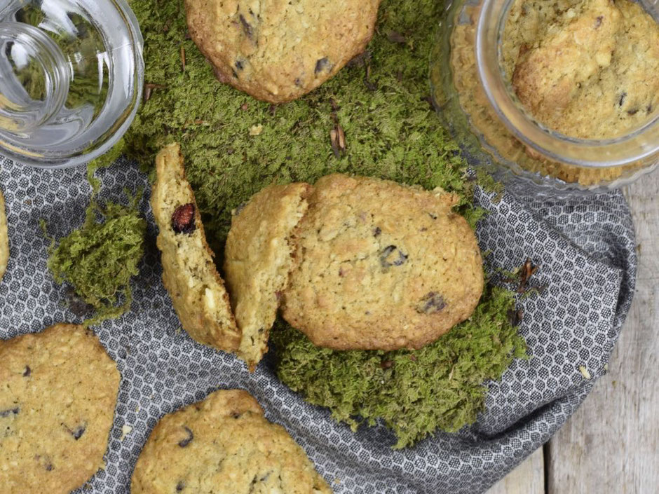 MOOSBEEREN COOKIES IM BAUKASTENPRINZIP