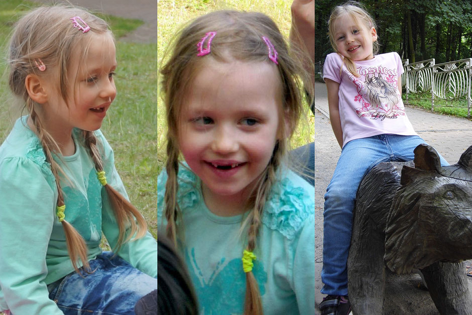 Inga im Alter von fünf Jahren kurz vor ihrem Verschwinden am Samstag, den 2. Mai 2015.