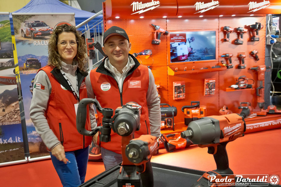 Rudy Briani a destra con Vanessa Lazzarini