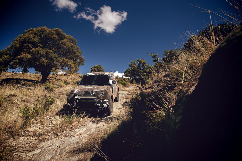 land rover new defender test tusk borana conservancy