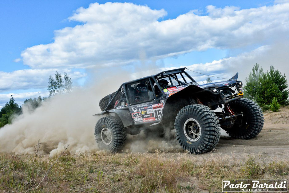 Jim Marsden, con il portoghese Helder da Rocha, vincitore della Breslau 500 Car Extreme