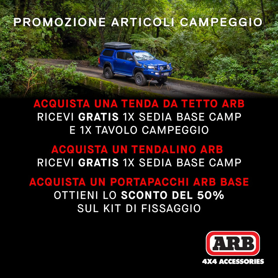promozione campeggio arb by 4 technique