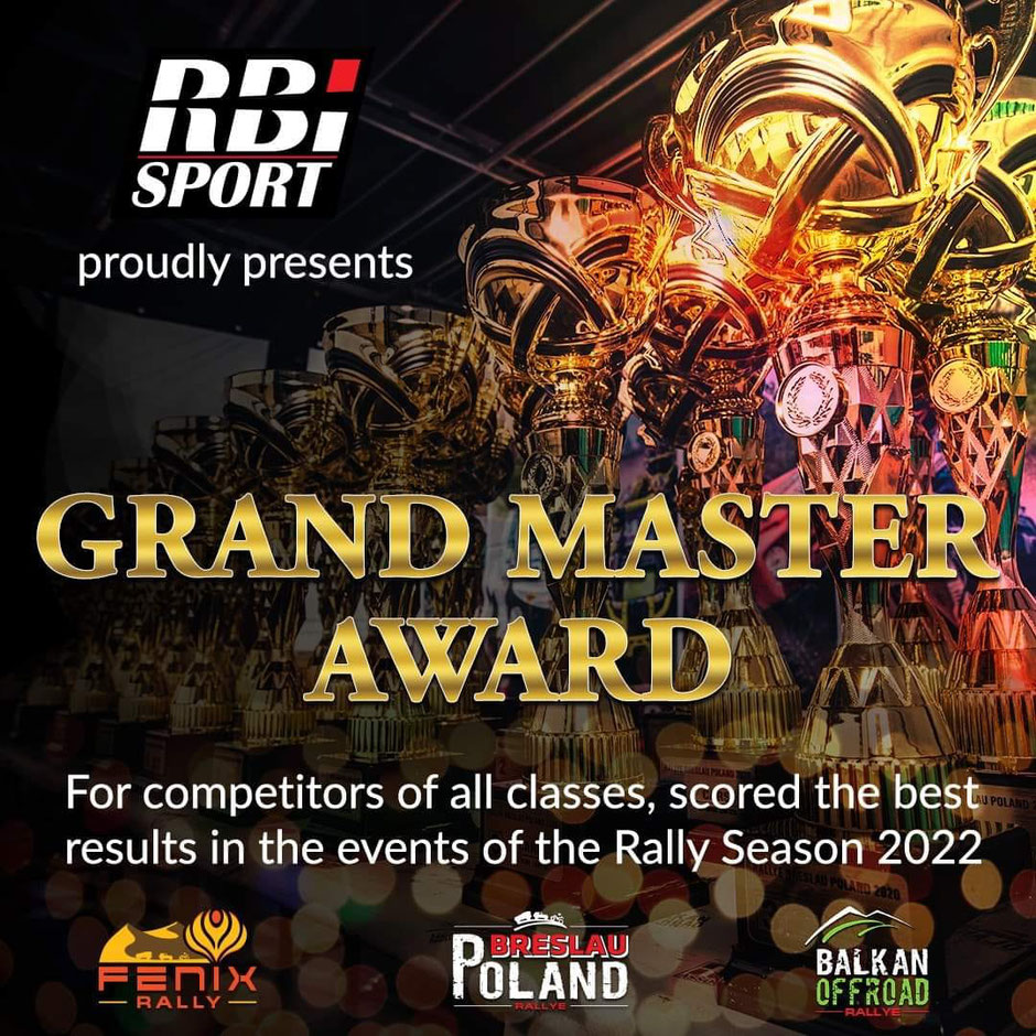 balkan offroad rallye grand master award