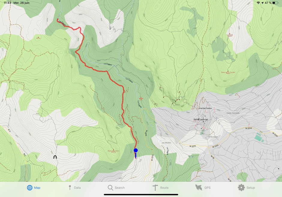 se baigner dans des vasques naturelles 