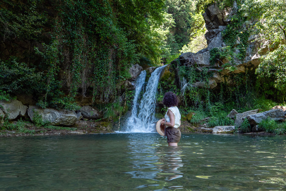 se baigner dans des vasques naturelles 
