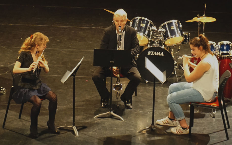 école de musique emc Crolles-gresivaudan : trio flûte + clarinette - grands élèves