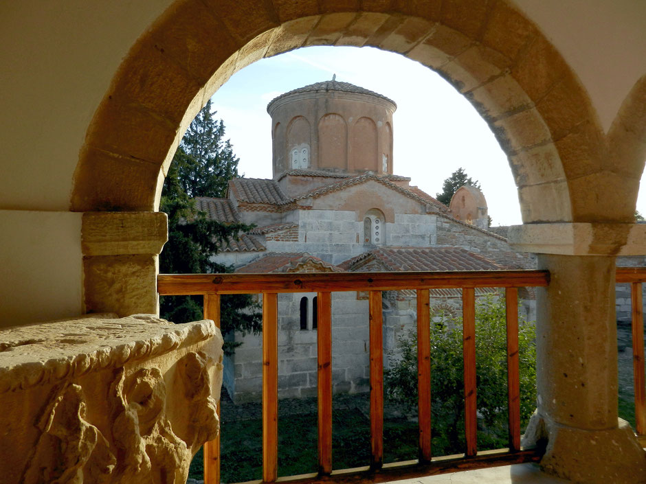 Apollonia. Marienkloster, Blick auf die Klosterkirche