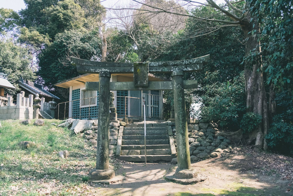 【うきは市吉井町】若宮八幡神社内「日岡古墳」