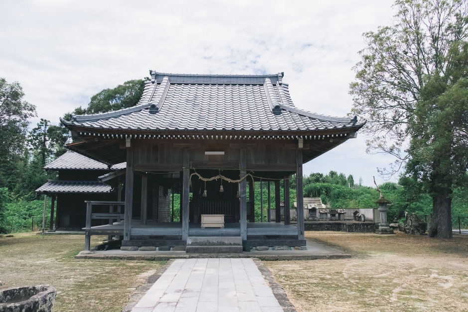 宇佐市下拝田 貴船神社 拝殿