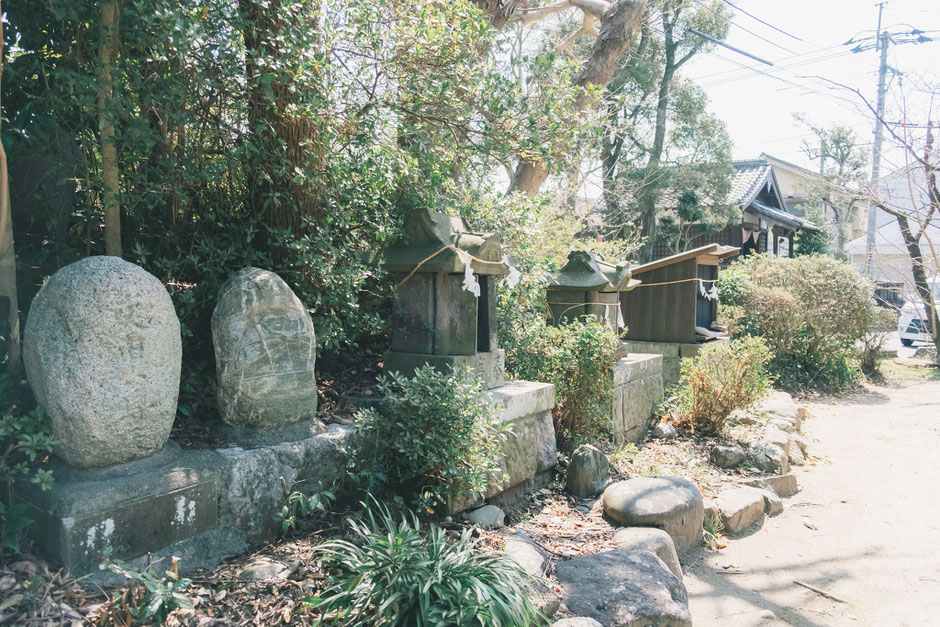 【うきは市吉井町】若宮八幡神社 石祠