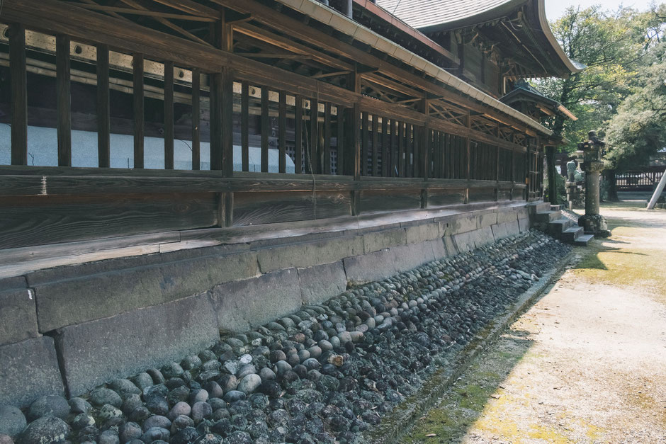 【うきは市吉井町】若宮八幡神社 石垣