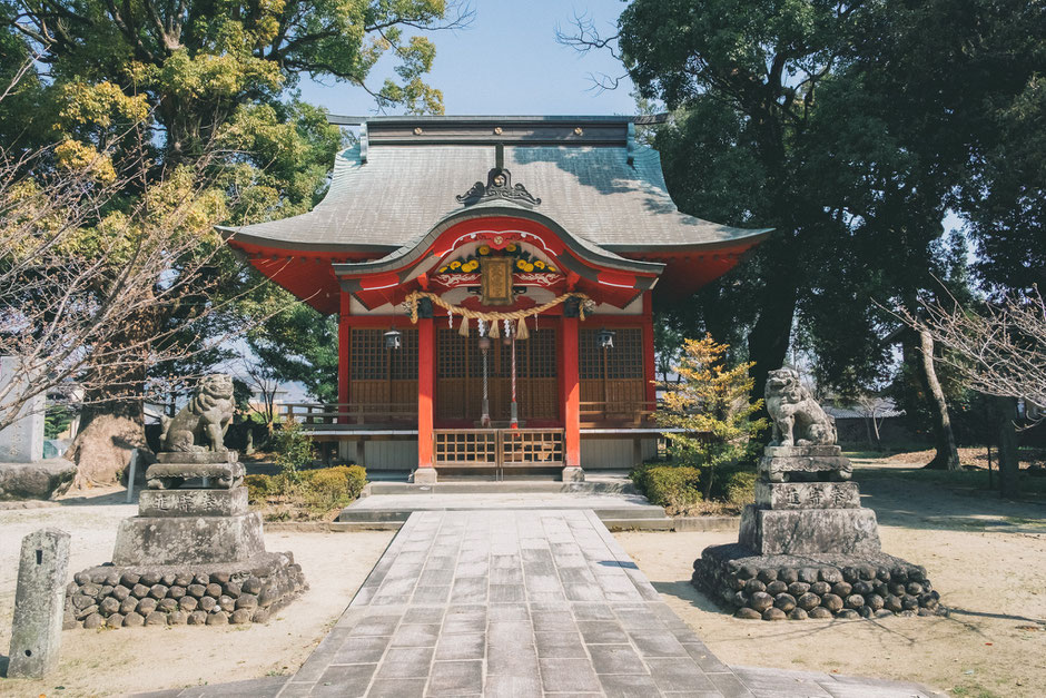 【うきは市浮羽町西隈上】正八幡宮(隈上正八幡宮) 社殿