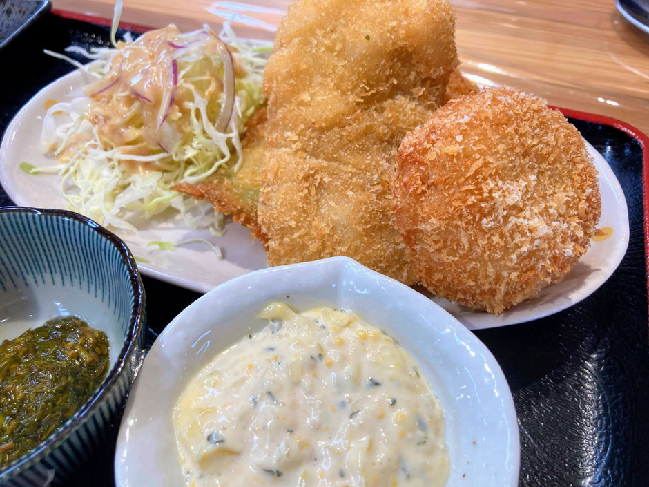 【豊前市 グルメ】豊前在住ライターがリピートしている飲食店リスト|うみてらす豊前 豊築丸 ミックスフライ定食