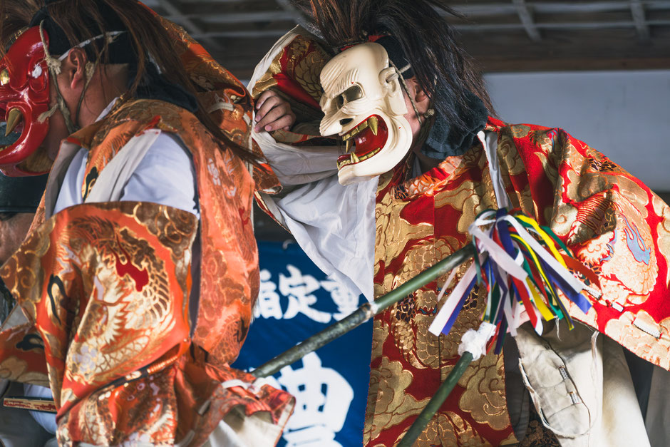 大分県宇佐市 武領地区／若宮社・稲荷神社・貴布禰神社「友枝神楽講」奉納 