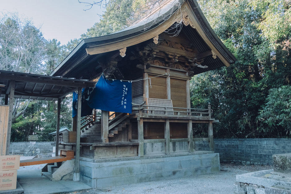 福岡県上毛町垂水 八坂神社 本殿の写真