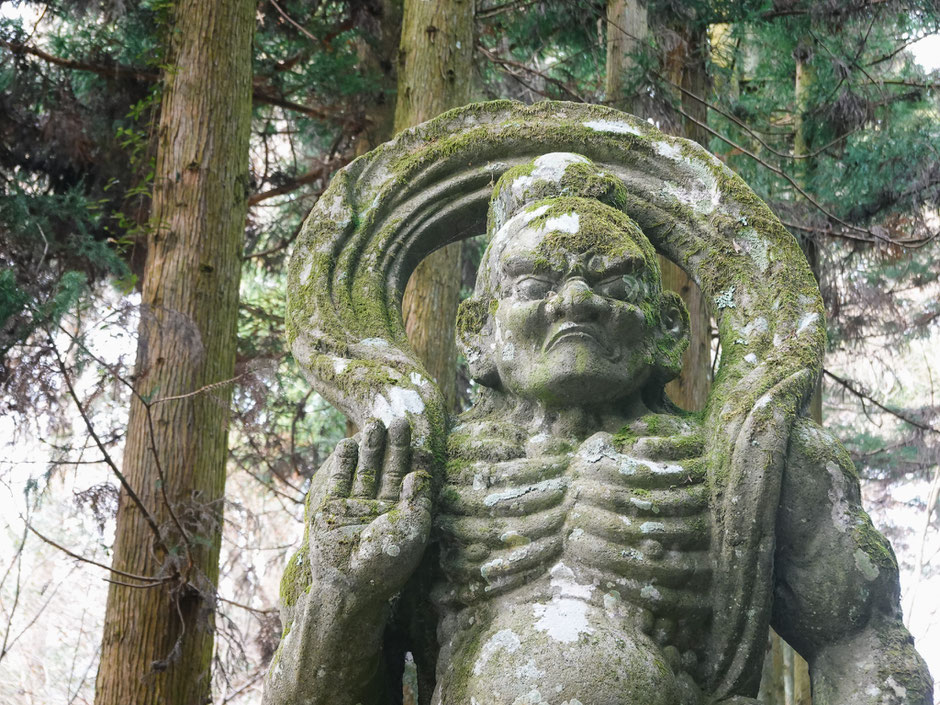 国東半島 両子寺 仁王像(吽形)