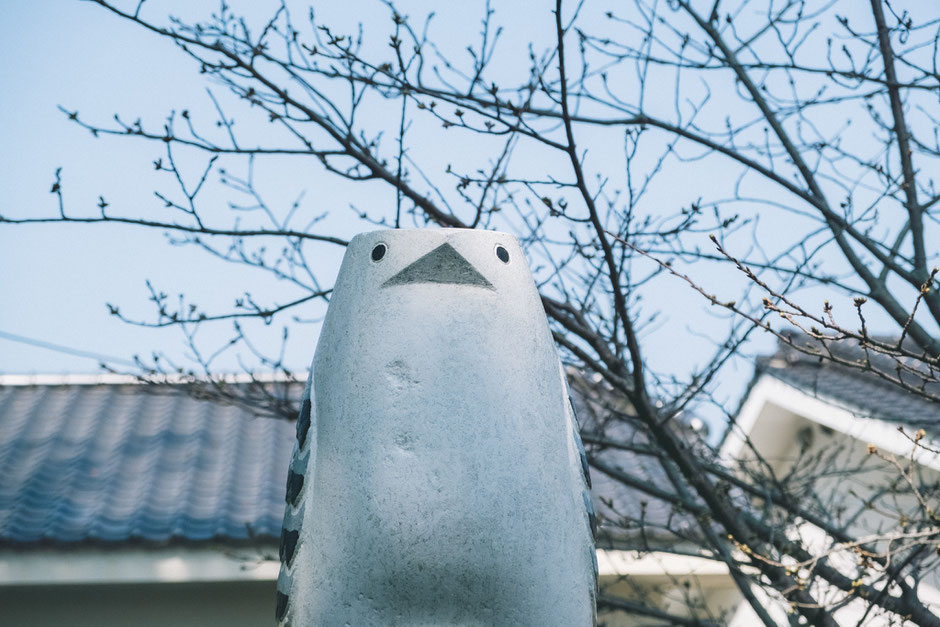 【うきは市浮羽町西隈上】正八幡宮(隈上正八幡宮)狛鳥?狛鷽?狛鳩?