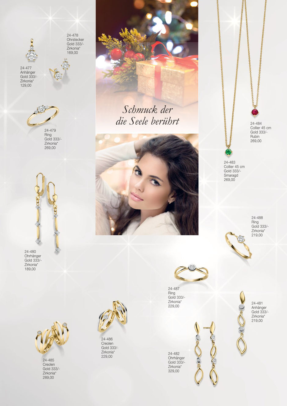 Ohrschmuck mit Steinen | Kreuzanhänger | Colliers bei Juwelier Austermann Düsseldorf