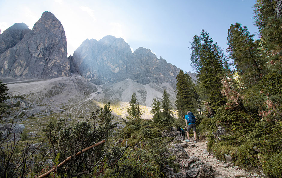 Wanderkarten Villnöss, Wandern mit Hund in Südtirol, Bergurlaub mit Hund, Wandern Villnöss, Wandern Eisacktal, Geisler Alm, Dusler Alm,