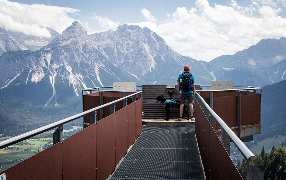 Wandern in Tirol, Wandern in Österreich, Bergurlaub mit Hund, Tuftlalm, Lermoos, Ehrwald, Zugspitzland