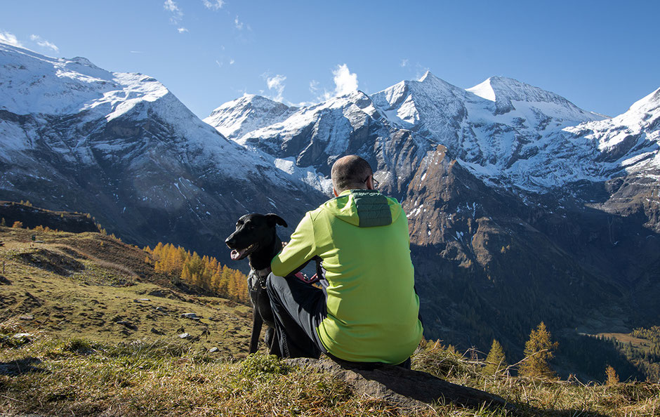 Großglockner Hochalpenstraße Salzburg Kärnten Heiligenblut Bergurlaub mit Hund Urlaub in Österreich