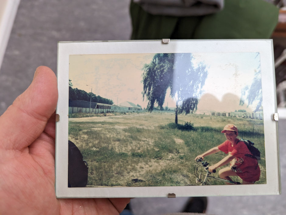 Cycling left Russian military base around 1990