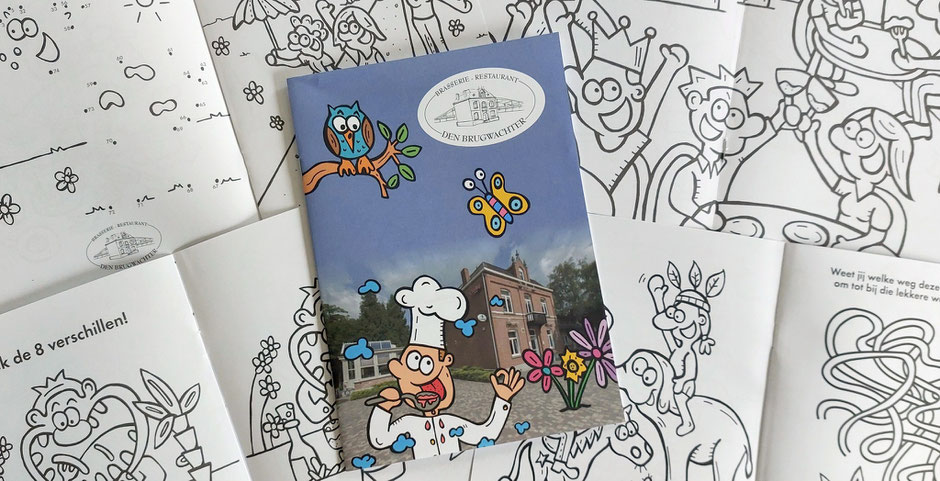 Dirk Van Bun Illustraties & Vormgeving - Gepersonaliseerd Kleurboekje - Den Brugwachter