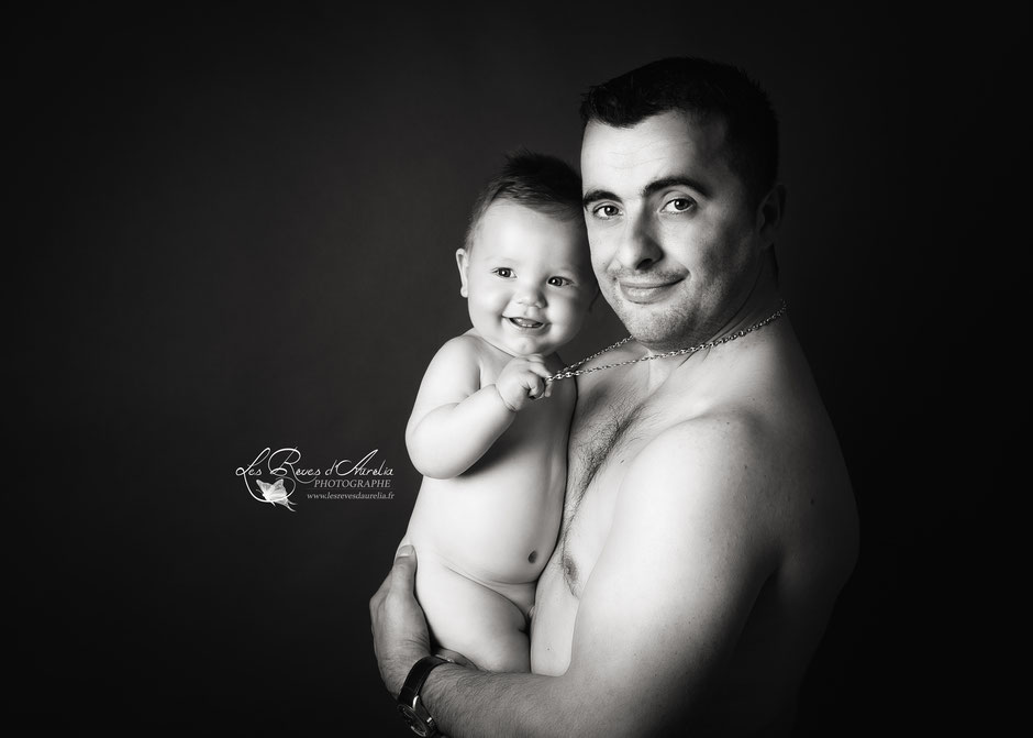 Photo père et fils, photographe Brignoles