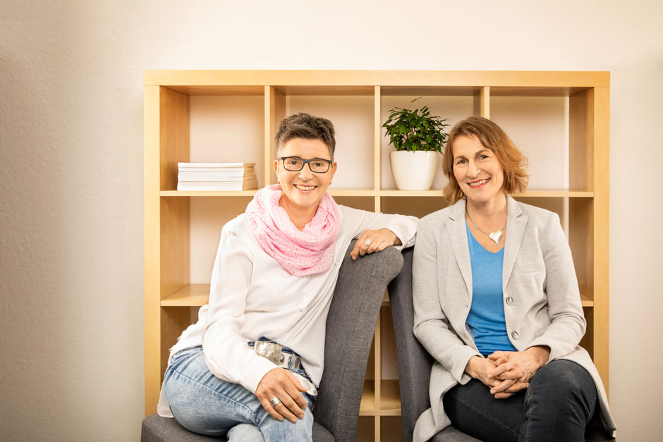 Klipp & Klar, Andrea Schumann (links) und Sabine Benzin, Foto: Studio Jemanda