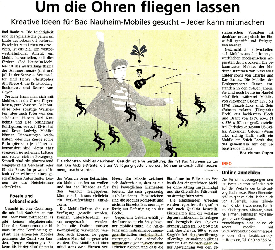WZ 03.05.2022, Beatrix van Ooyen: UM DIE OHREN FLIEGEN LASSEN