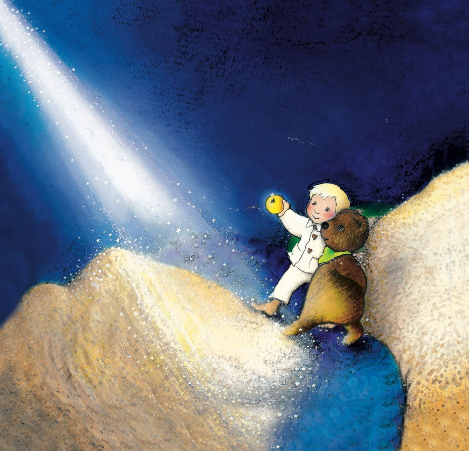 Mondbärchen von Gisela Kalow