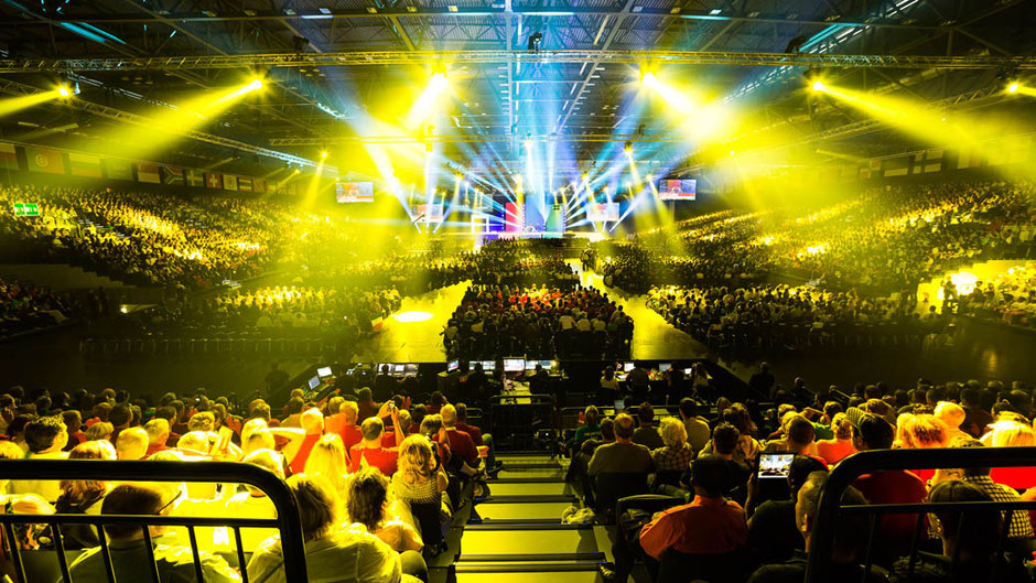 Bühne bei den Worldskills Leipzig