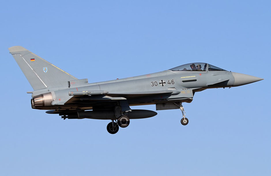 Gli Eurofighter tedeschi erano ormai di casa a Decimomannu (Foto: Aviation Air Routes)